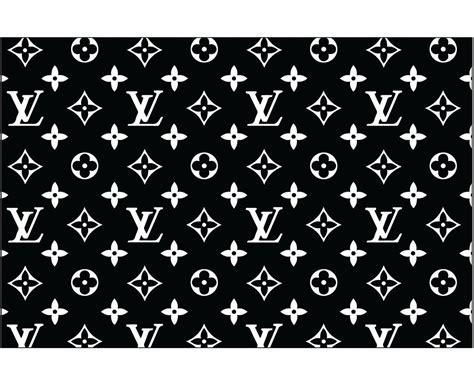 louis vuitton black stencil